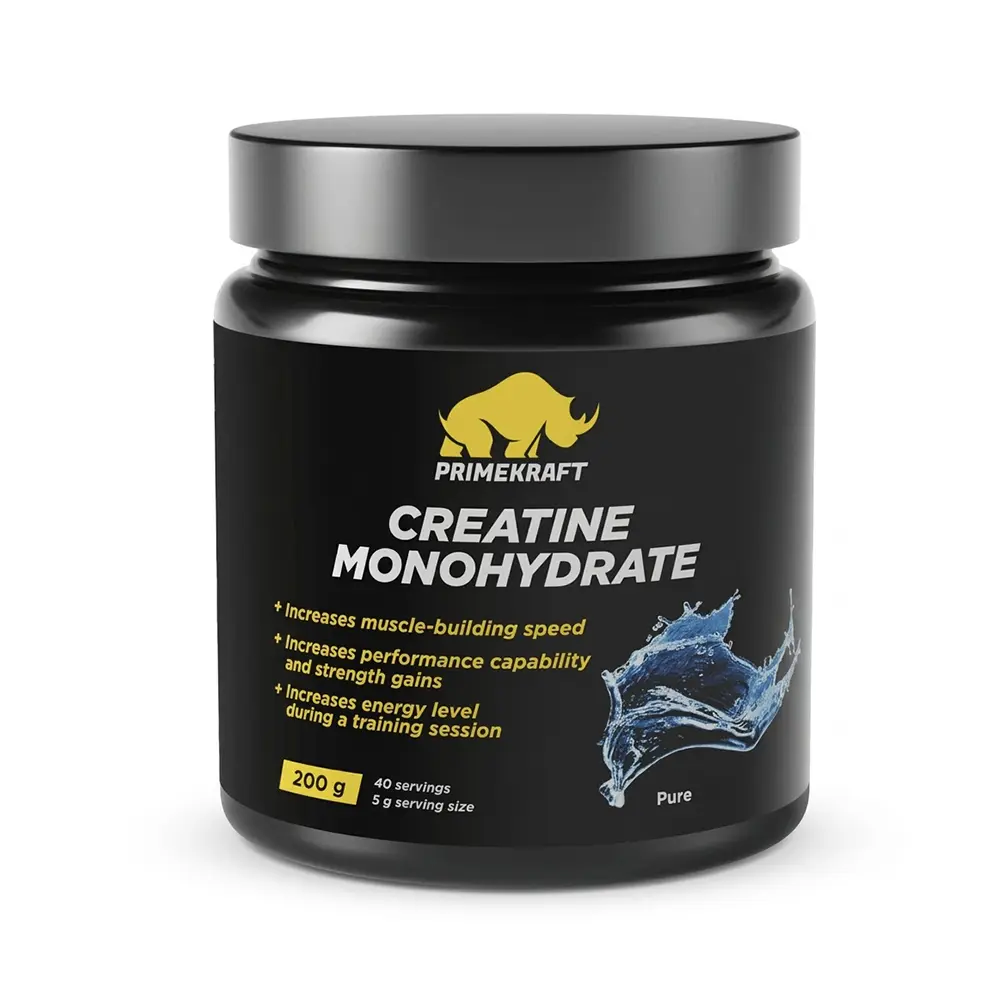 Креатин моногидрат PrimeKraft Creatine Monohydrate (Без вкуса), 200 г