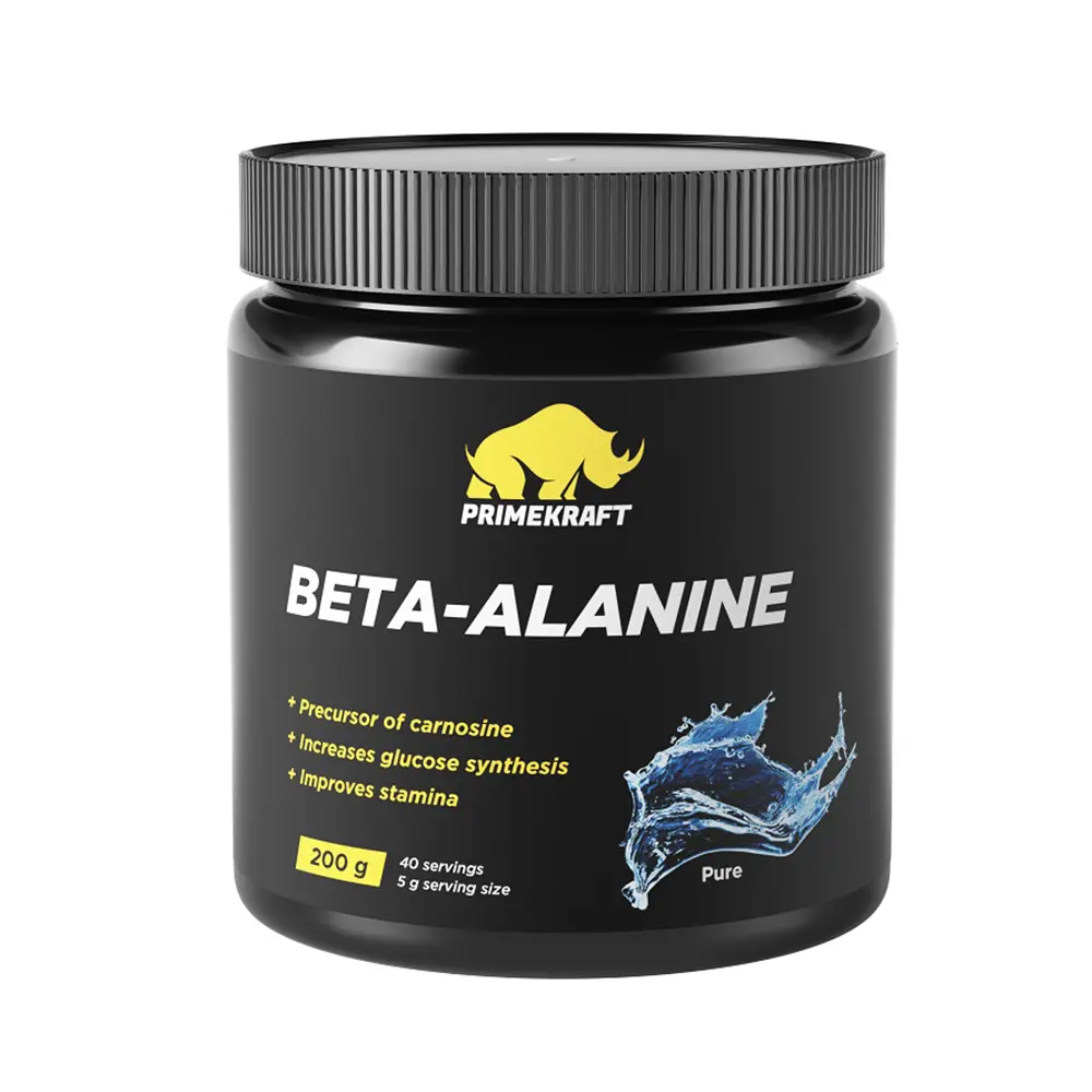 Аминокислоты PrimeKraft Beta-alanine (Без вкуса), 200 г