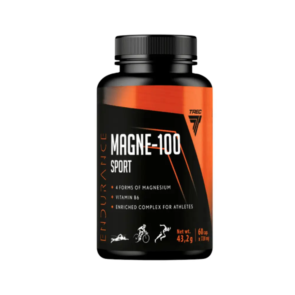 Магний Trec Nutrition Magne-100 Sport, 60 капс