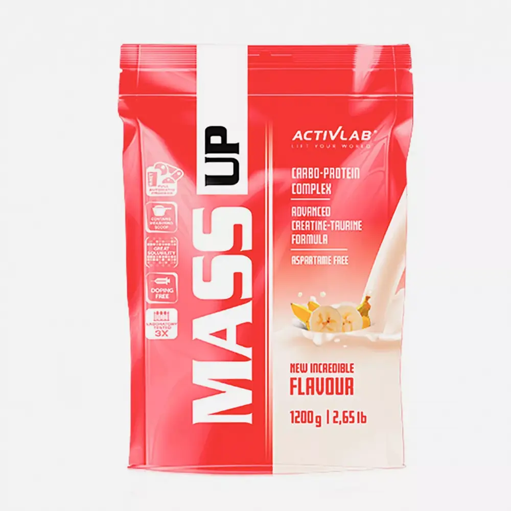 Гейнер ActivLab Mass Up (Банан), 1200 г