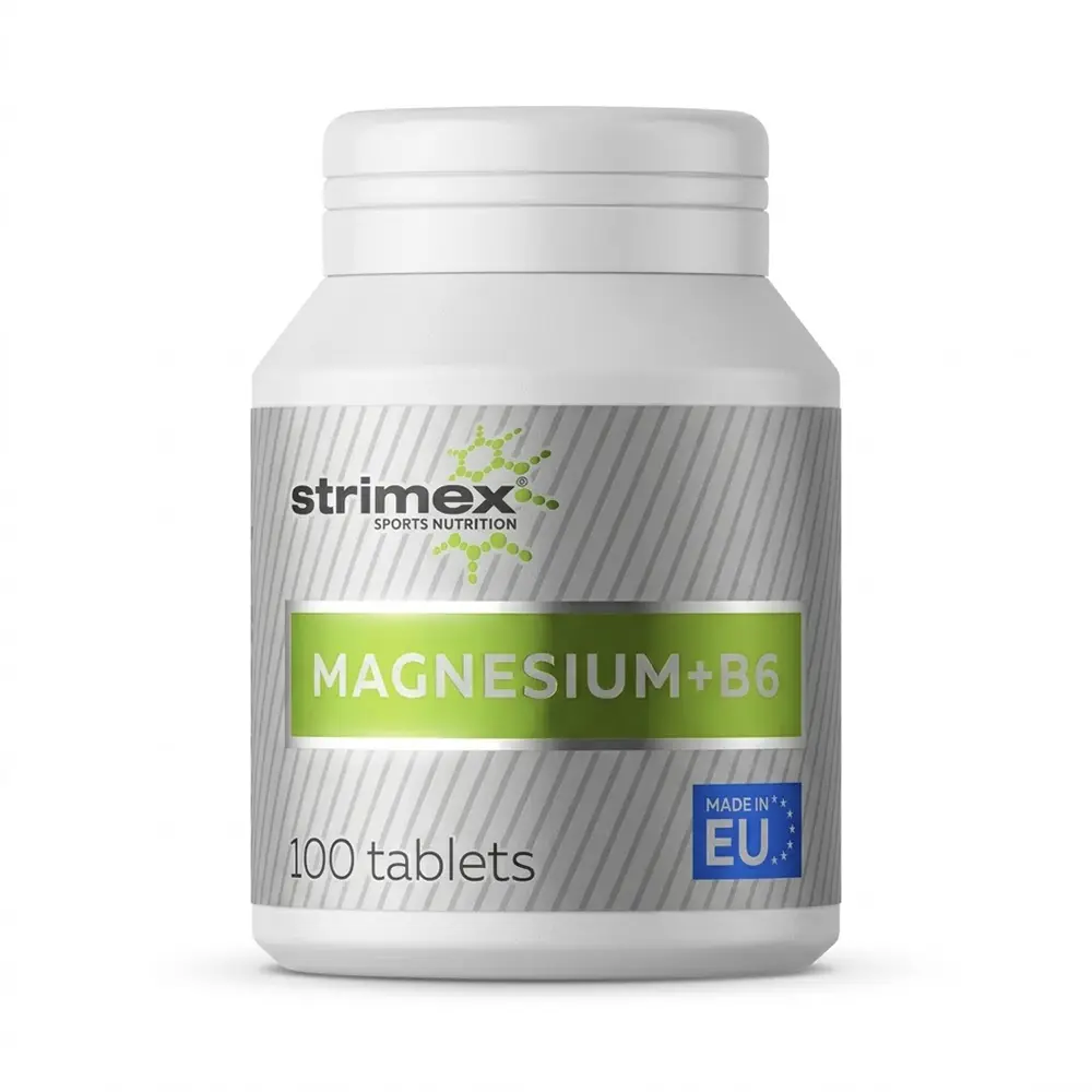 Магний Strimex Magnesium+B6, 100 табл