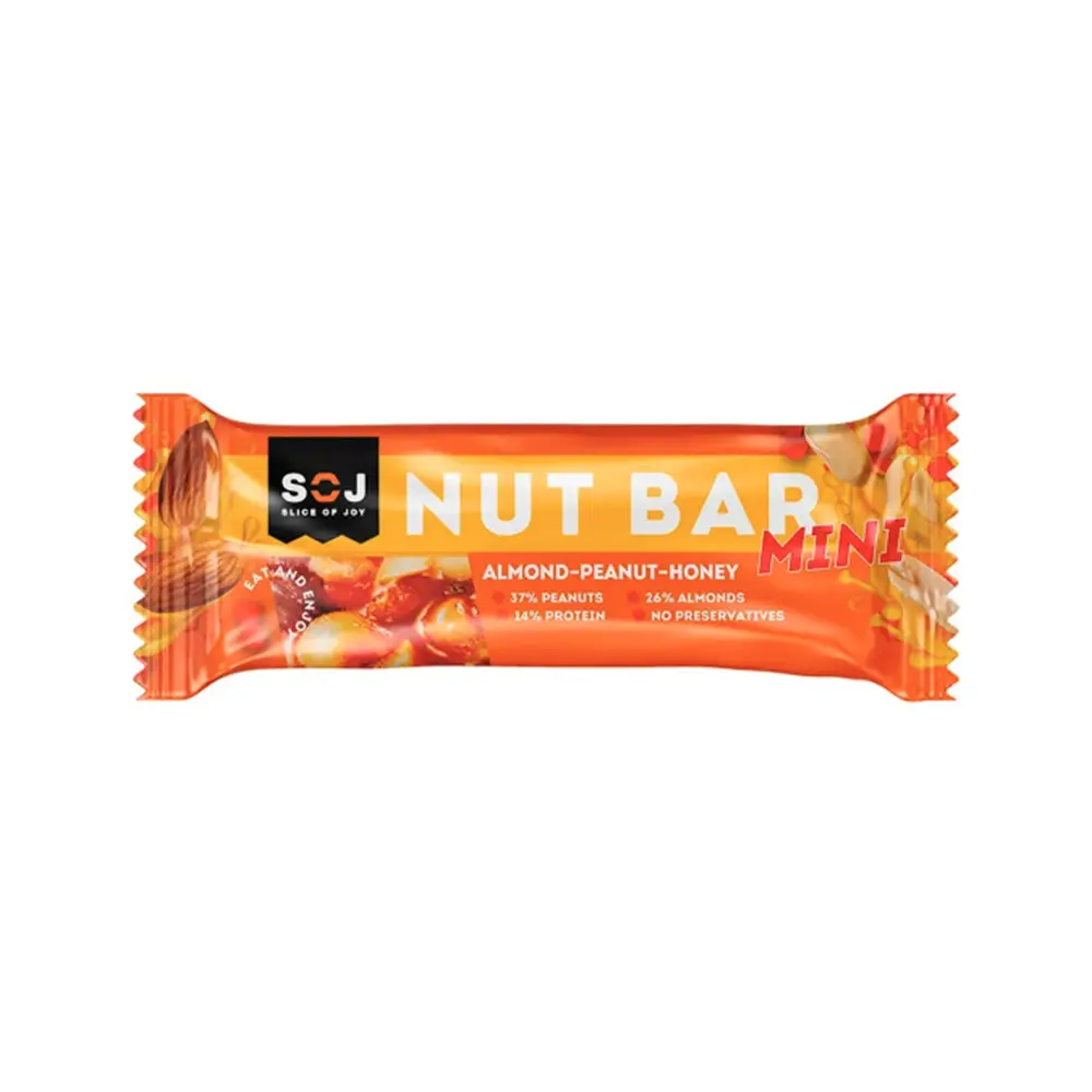 Ореховый батончик NUT BAR Mini (Миндаль-арахис-мед), 30 г