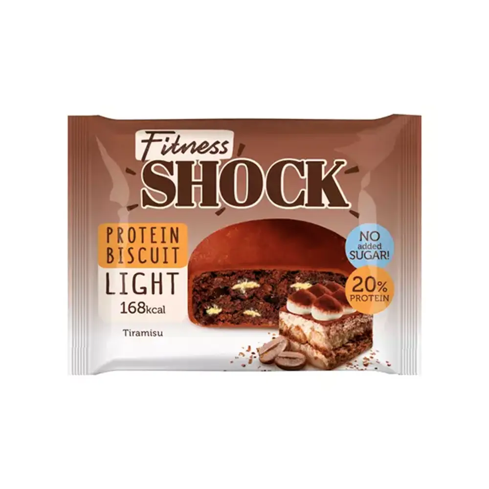Протеиновый бисквит FitnesSHOCK Protein Biscuit (Итальянский десерт), 40 г