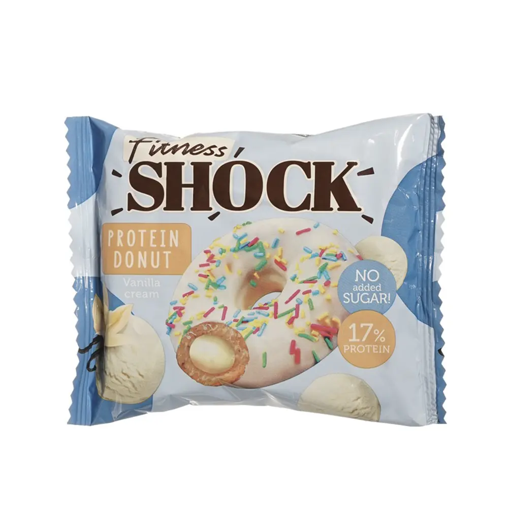 Протеиновый донат FitnesSHOCK Protein Donut (Ваниль), 70 г
