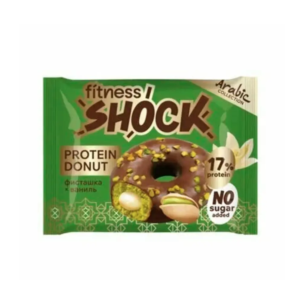 Протеиновый донат FitnesSHOCK Protein Donut (Фисташка), 70 г