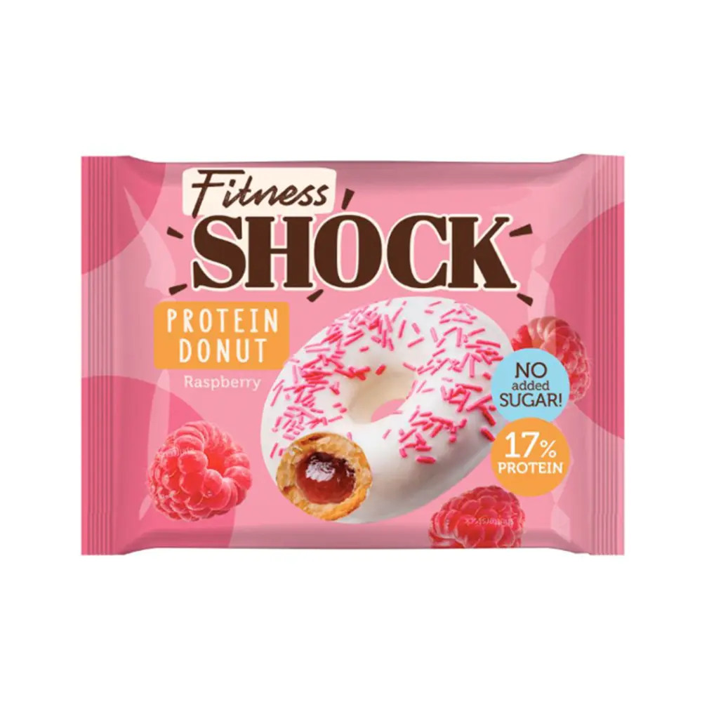 Протеиновый донат FitnesSHOCK Protein Donut (Малина), 70 г