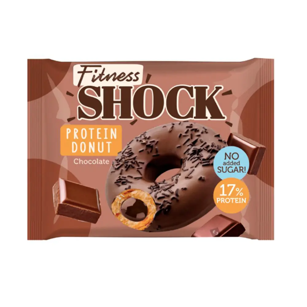 Протеиновый донат FitnesSHOCK Protein Donut (Шоколад), 70 г