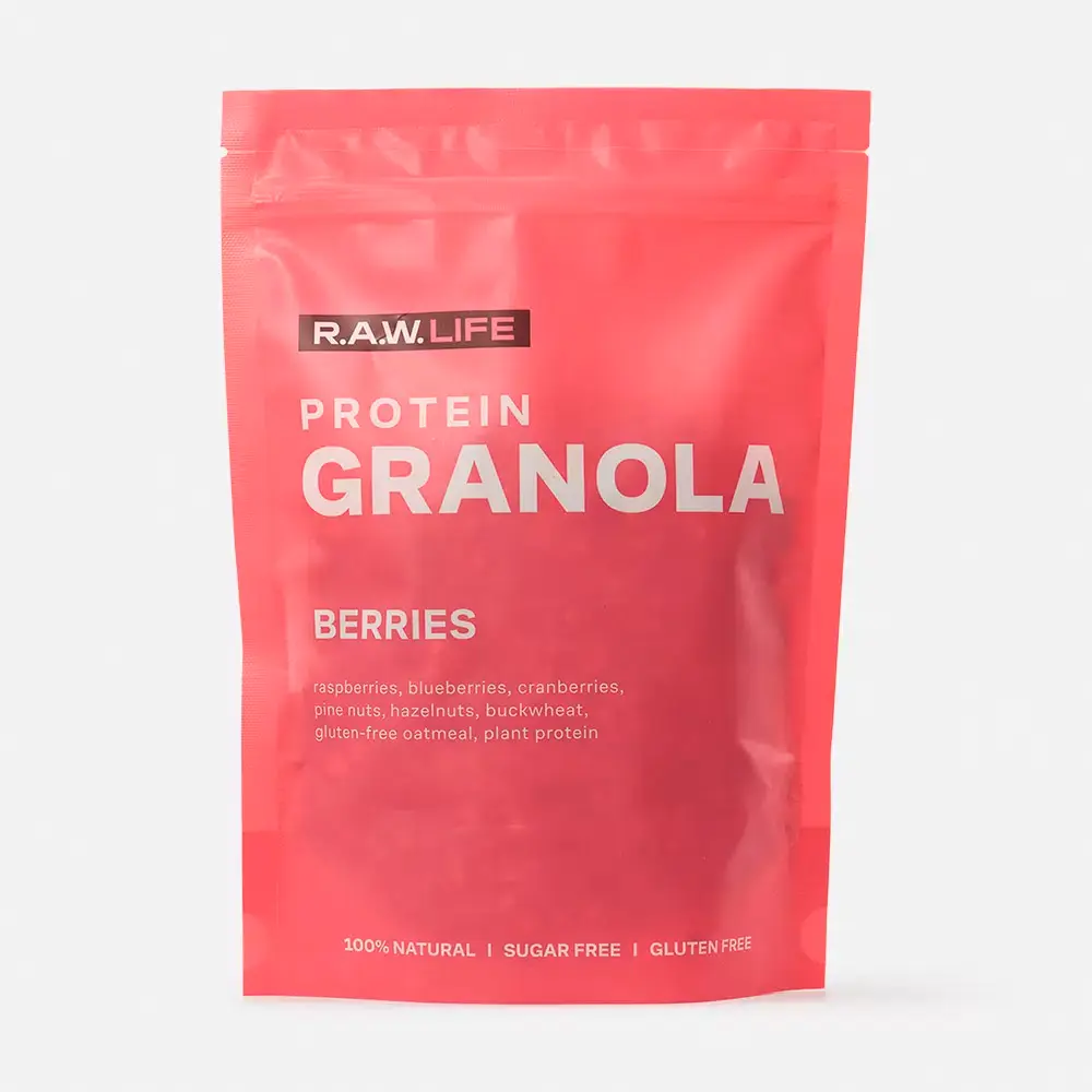 Гранола R.A.W.LIFE Crunch Granola (Ягоды), 220 г