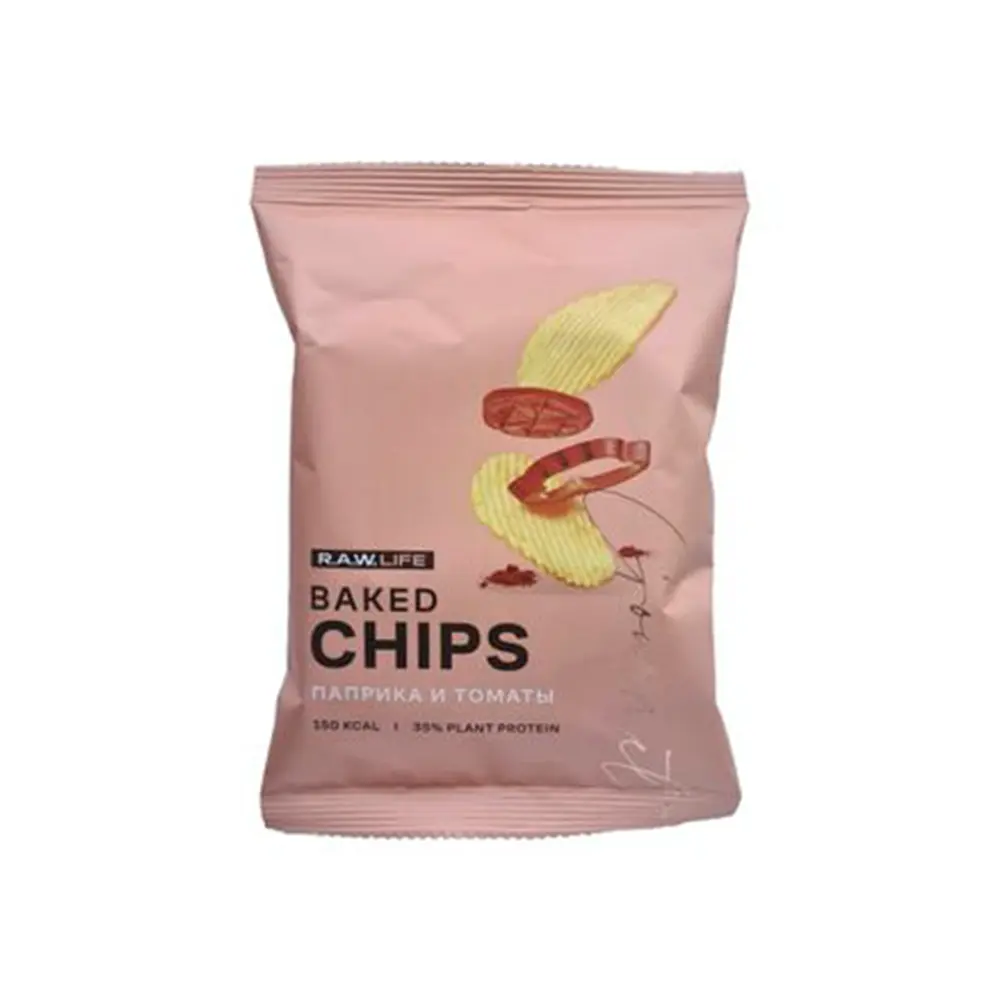 Рисовые чипсы R.A.W.LIFE Baked Chips (Паприка и томаты), 35 г