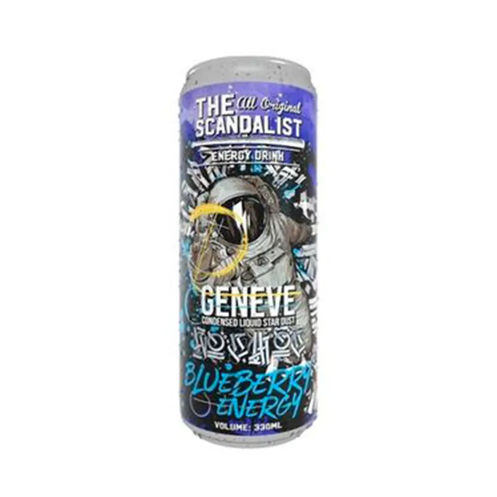 Энергетический напиток The Scandalist R3:актив Geneve (Черника), 450 мл