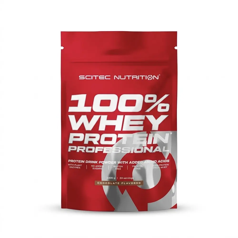 Протеин Scitec Nutrition Whey Protein Professional (Клубника-белый шоколад), 1000 г